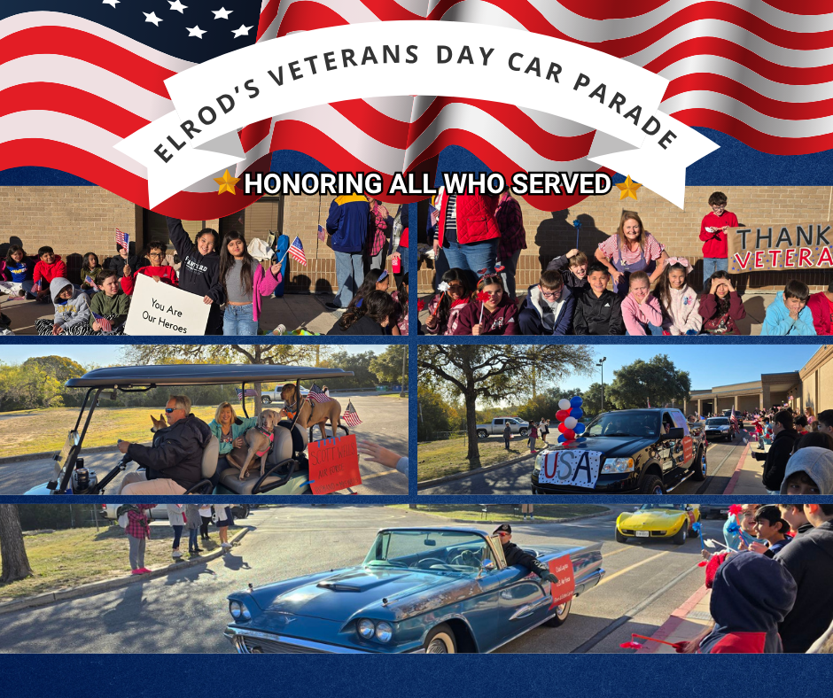 Elrod Veterans Day Car Parade - Wednesday, November 11, 2026 @ 8:00 a.m.