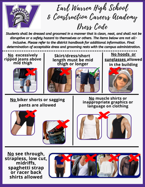 Warren/CCA Dress code info