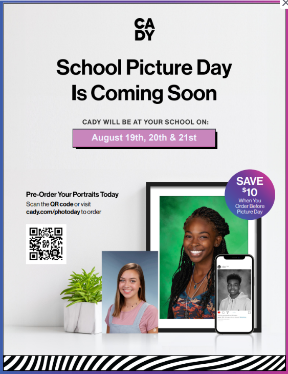 Cady Picture Day Flyer