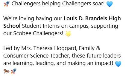 Challengers Helping Challengers