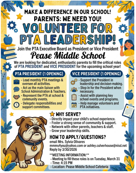 Volunteer for PTA