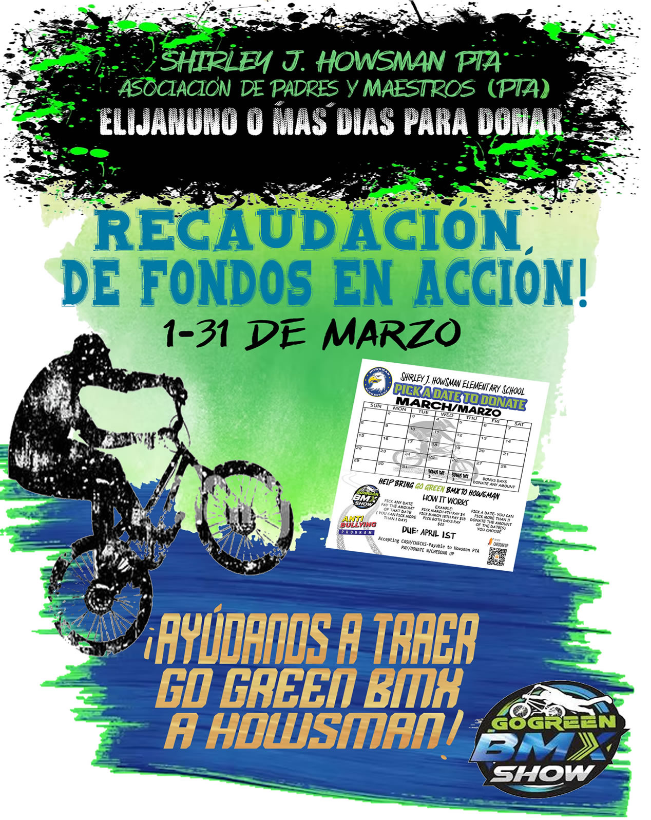 Spring Fundraiser Spanish