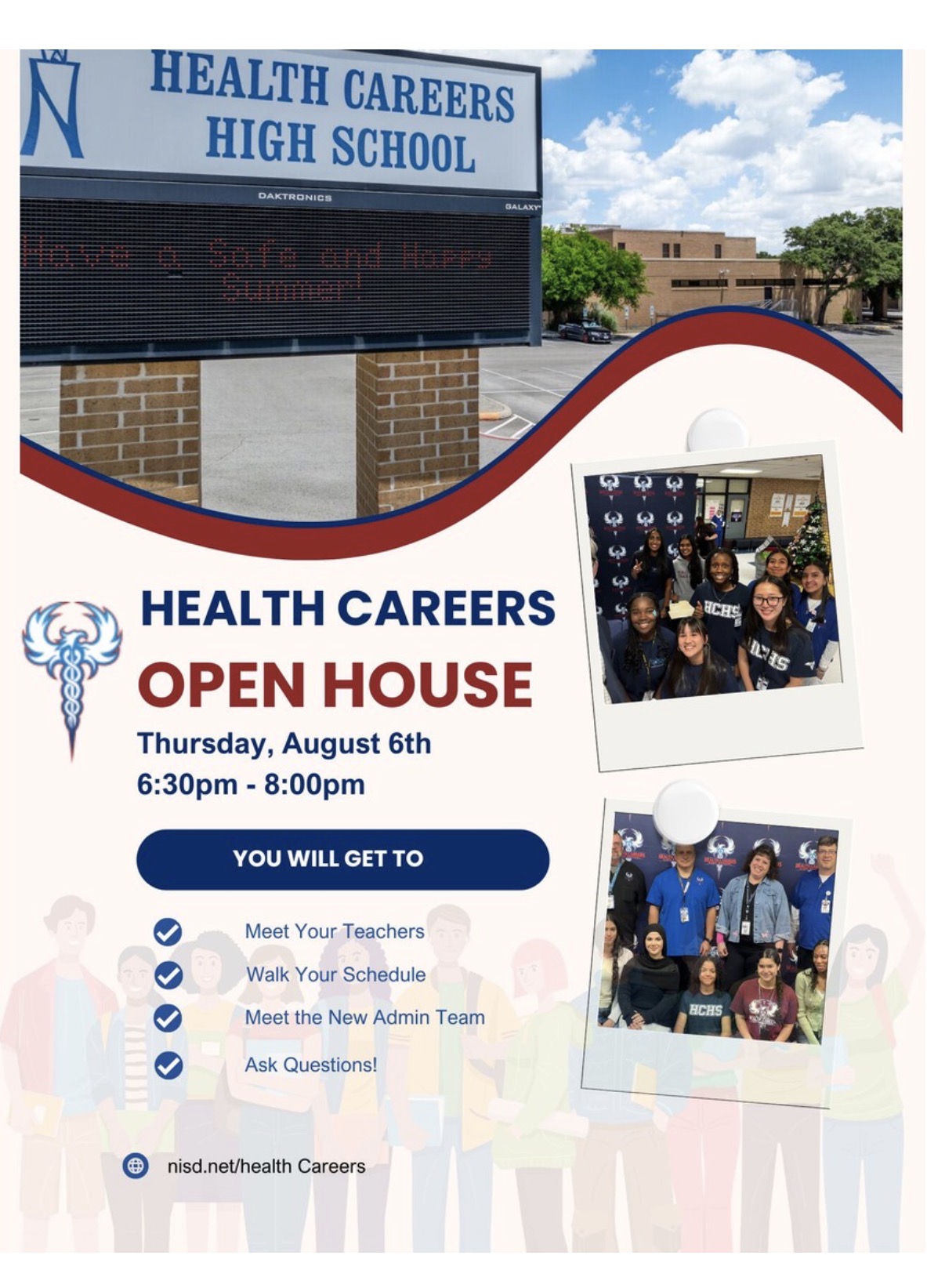 HCHS Open House flyer