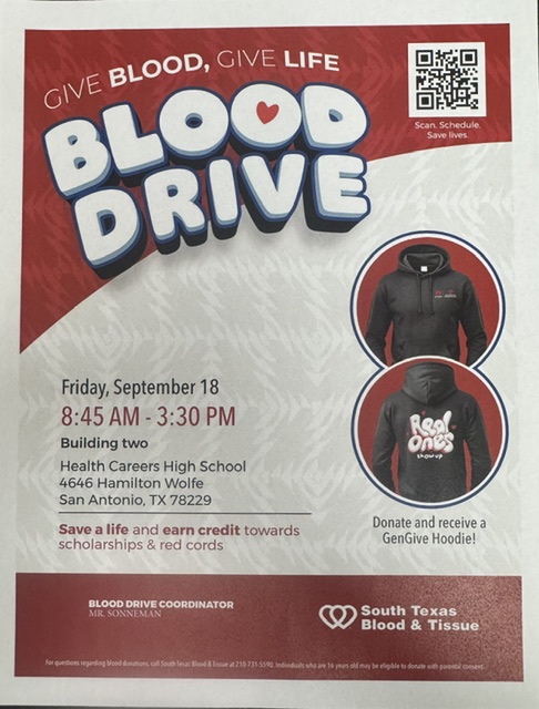 Blood Drive flyer