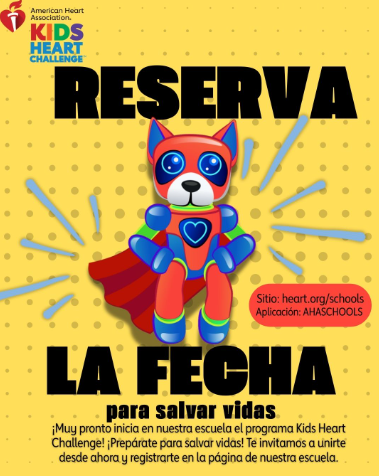 Kids Heart Challenge Save the Date - spanish