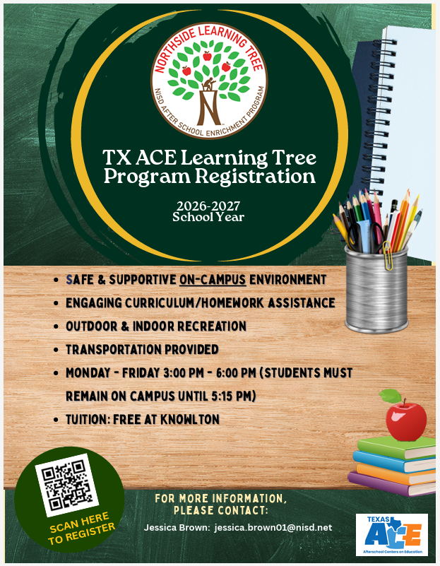 Learning Tree After School Program- 2026-2027 School Year