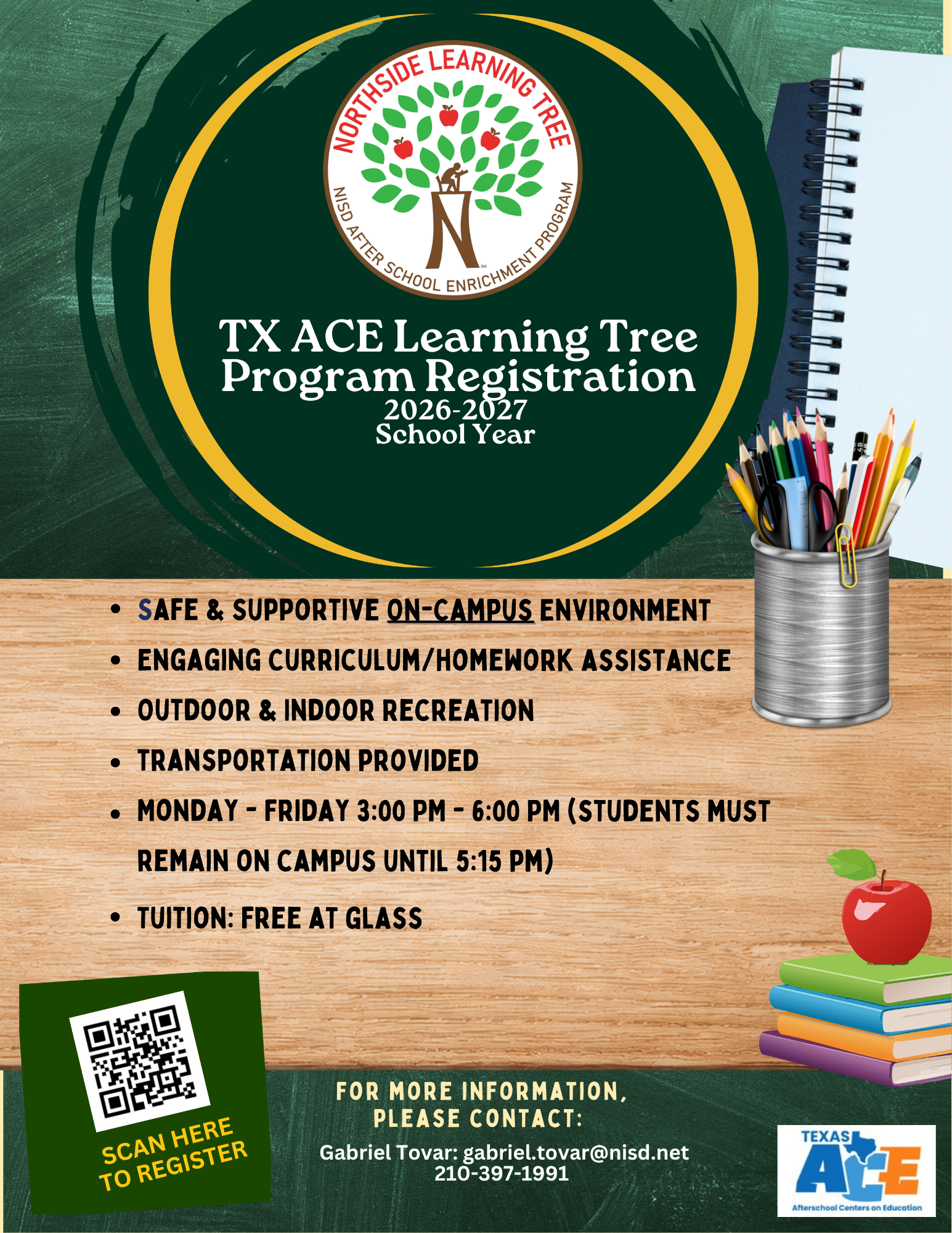 Learning Tree flyer in English