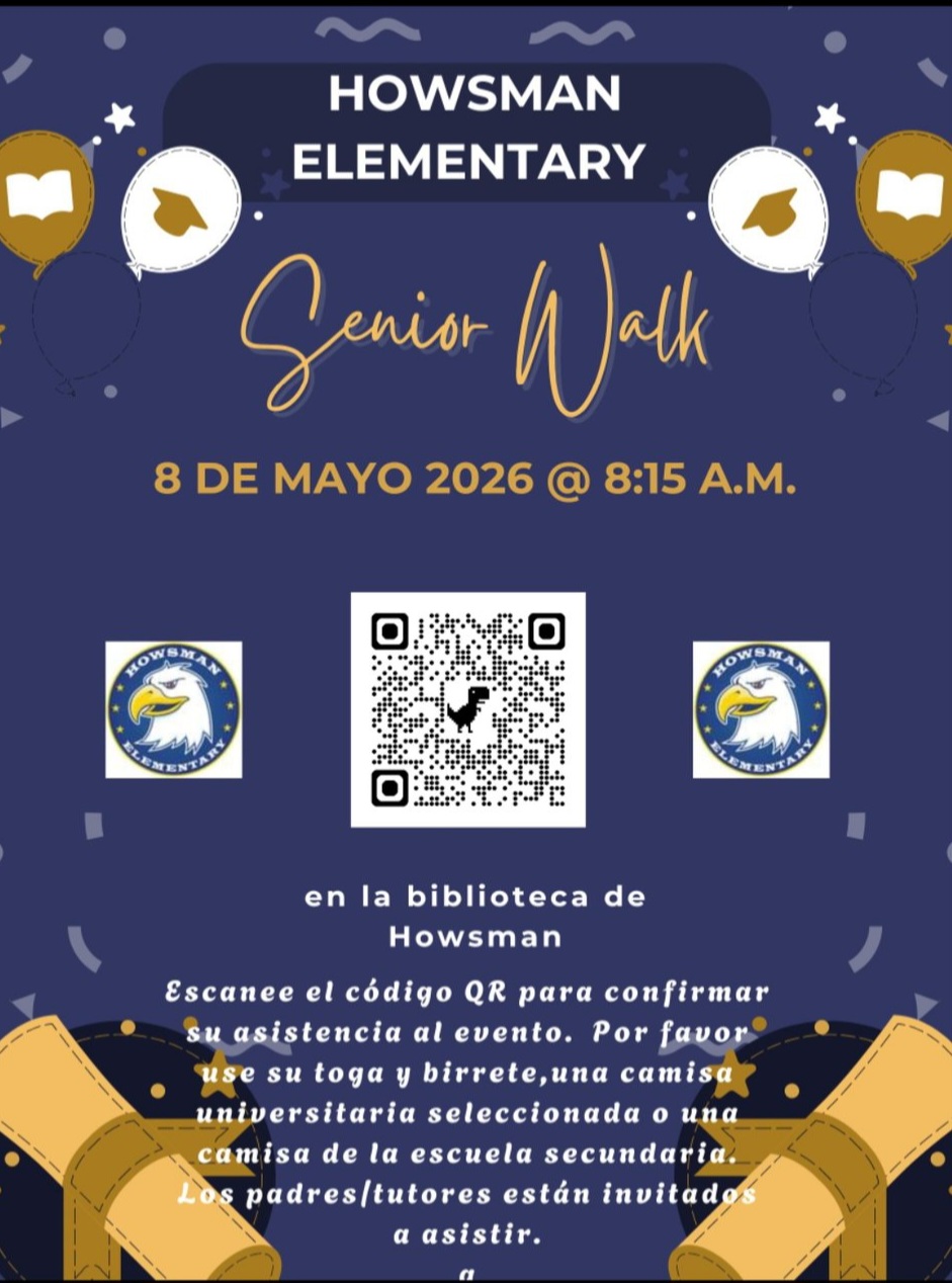 Senior Walk 2026 flyer info in Spanish