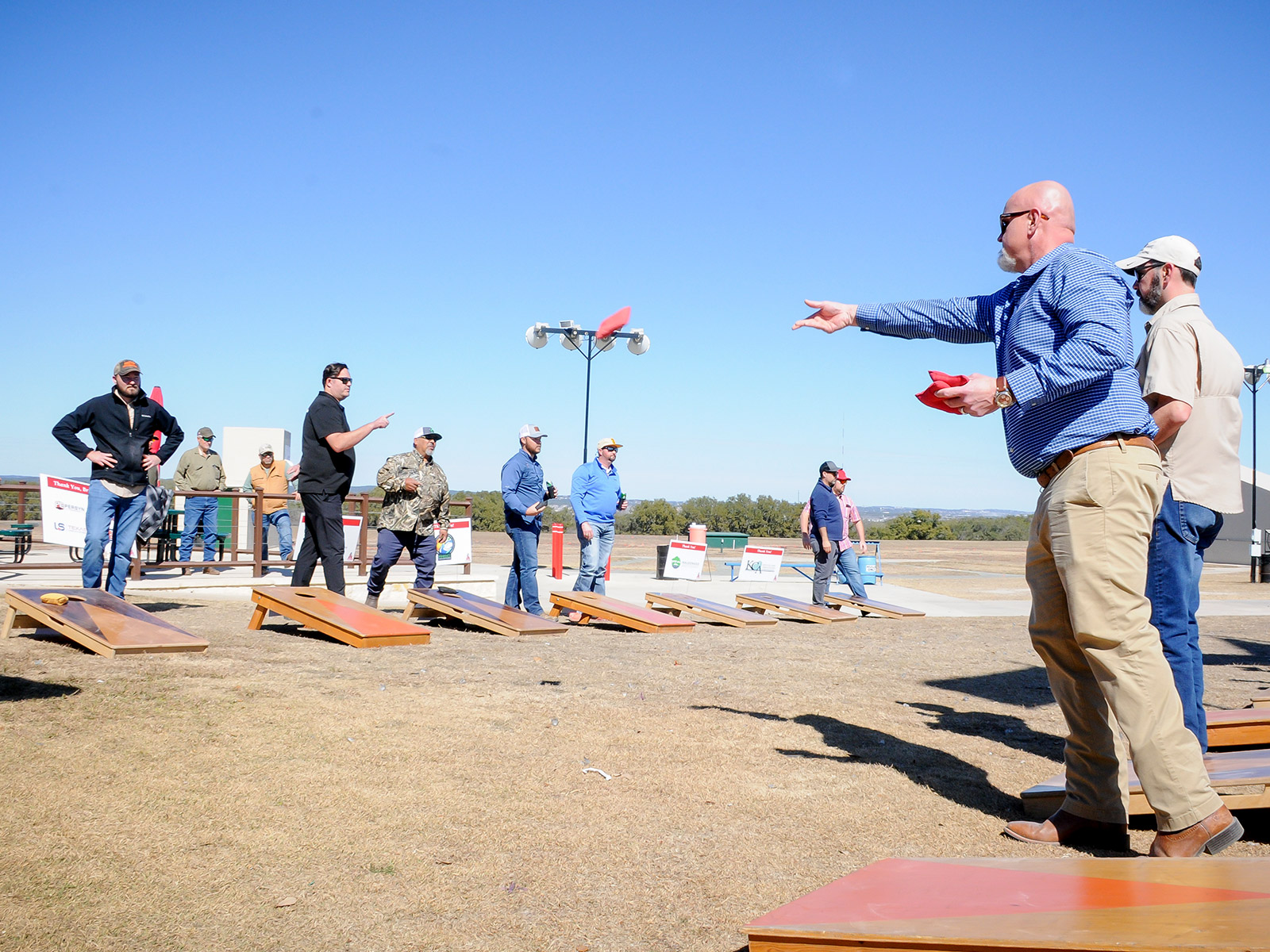 NEF Clay Shoot & Cornhole Tournament