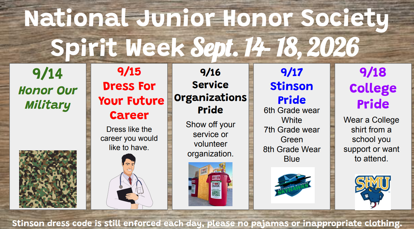 njhs spirit week