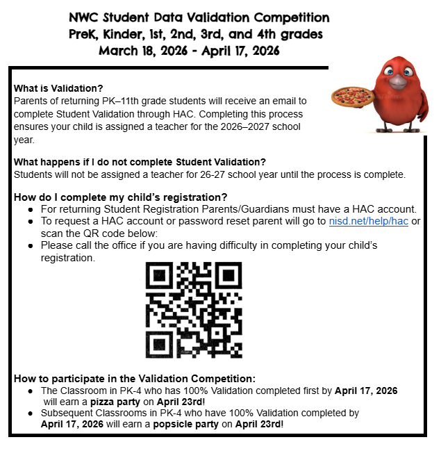 nwc student validation