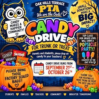 Candy Drive for Trunk or Treat