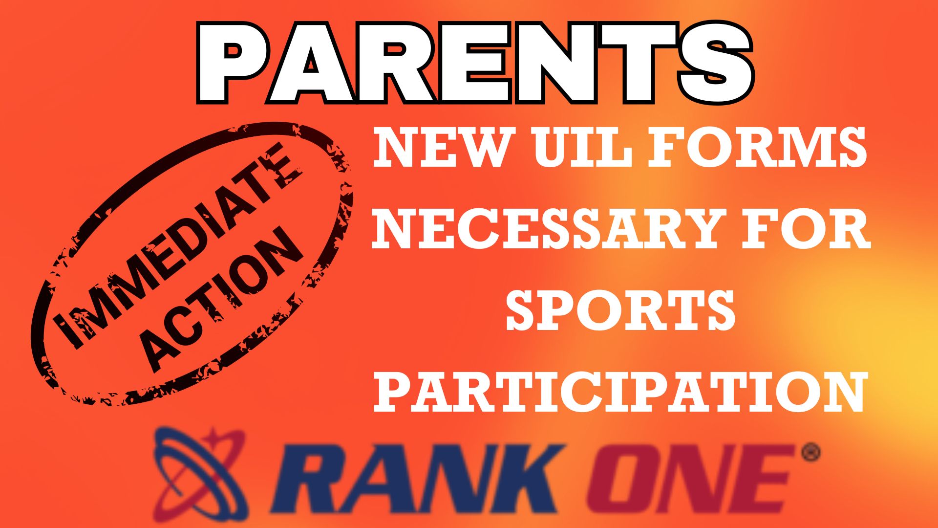 RANK ONE NEW UIL FORMS