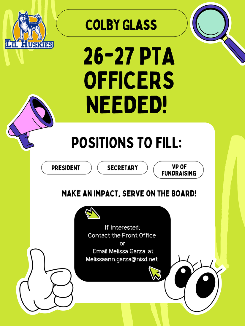 PTA officers needed flyer with nominations details