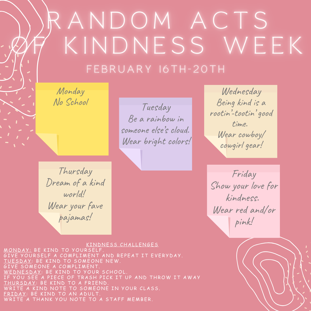Random Acts of Kindness Dress Up Week