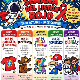 red ribbon week spanish