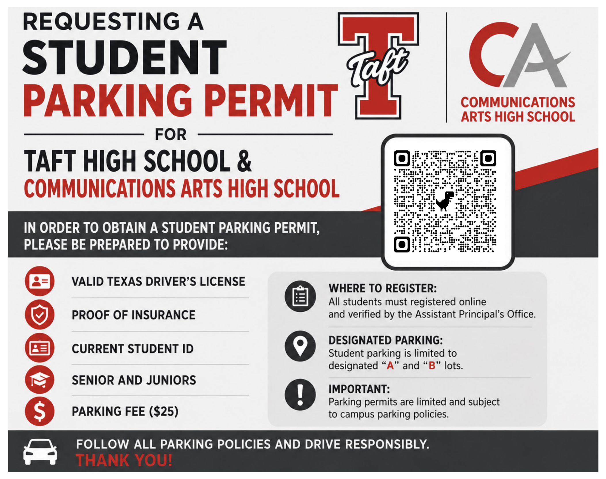 Requesting a Student Parking Permit
