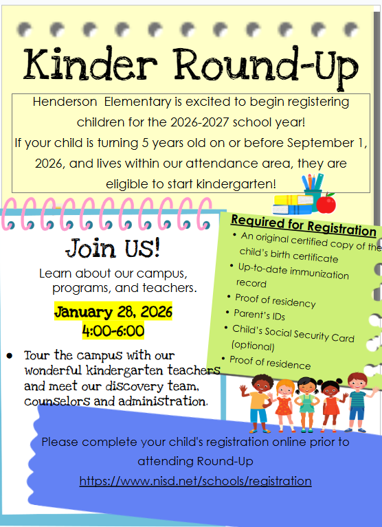 Kinder Round Up Flyer