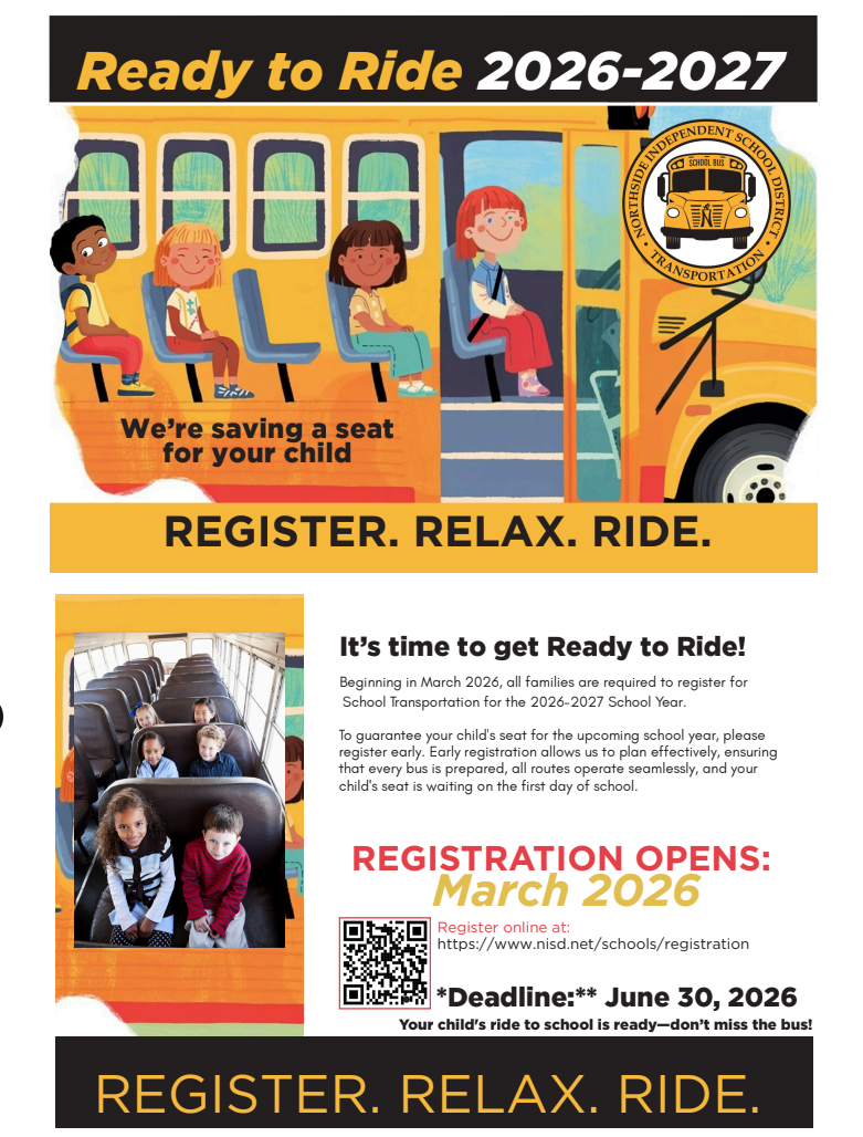 Ready to ride the bus flyer