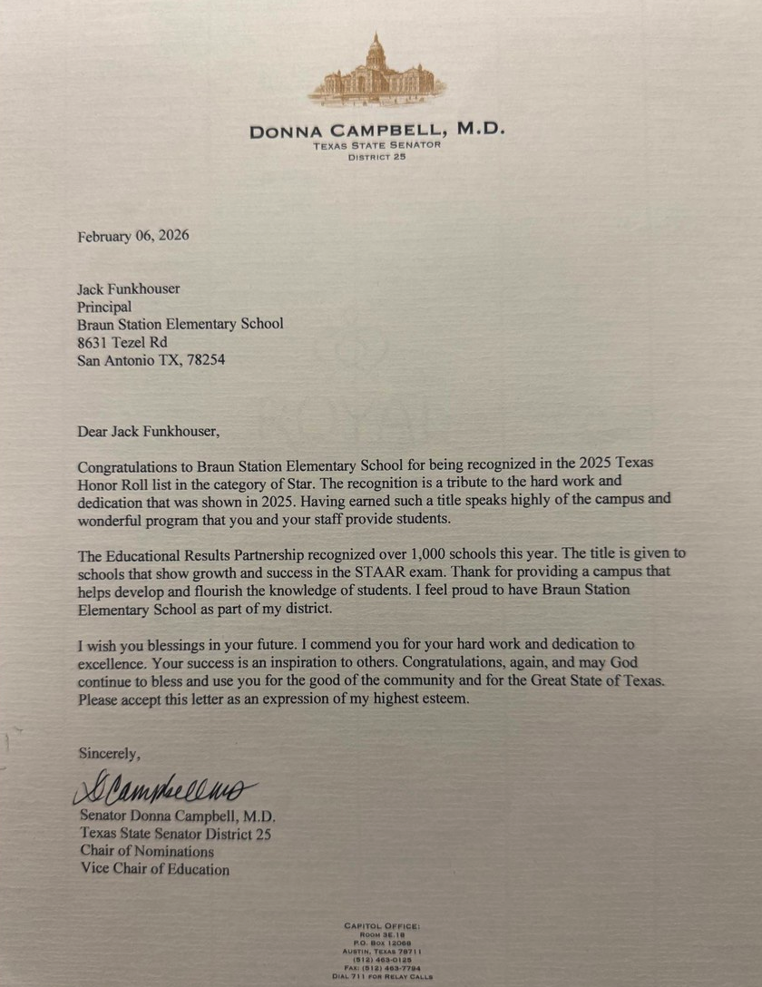 screenshot of letter