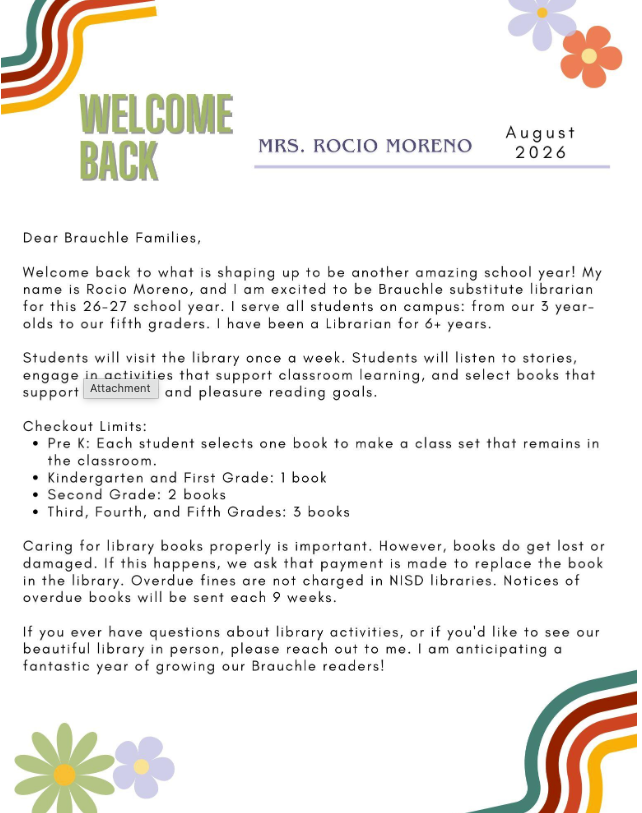 screenshot of flyer