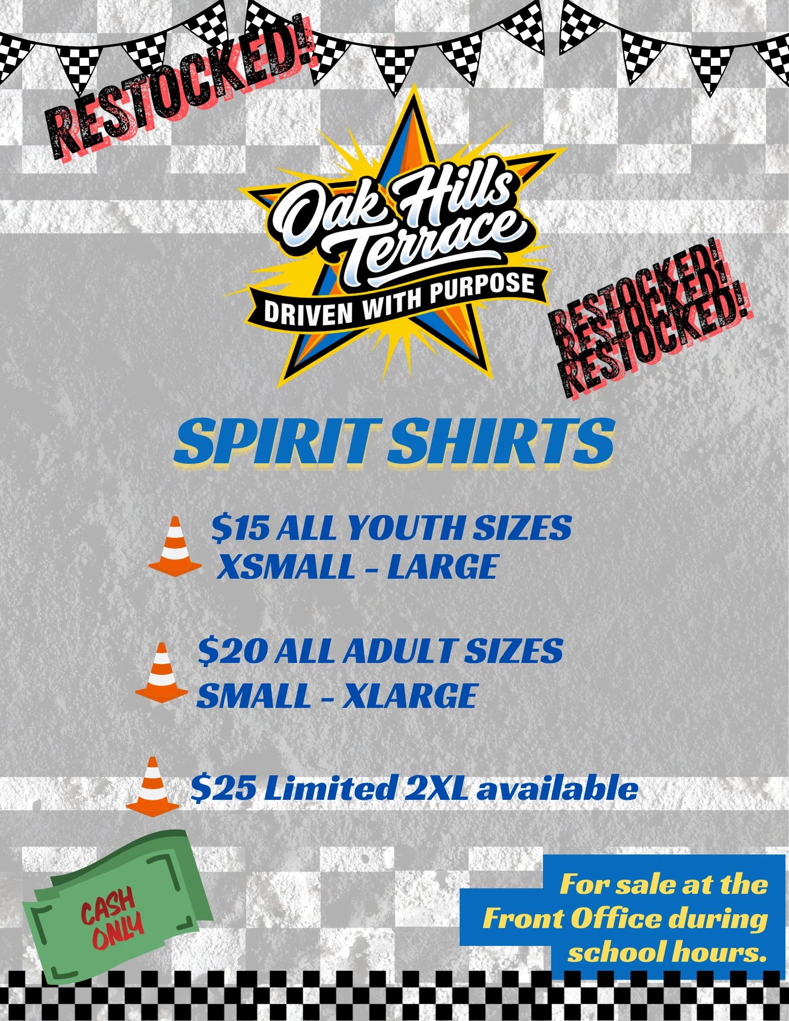 OHT Spirit Shirts