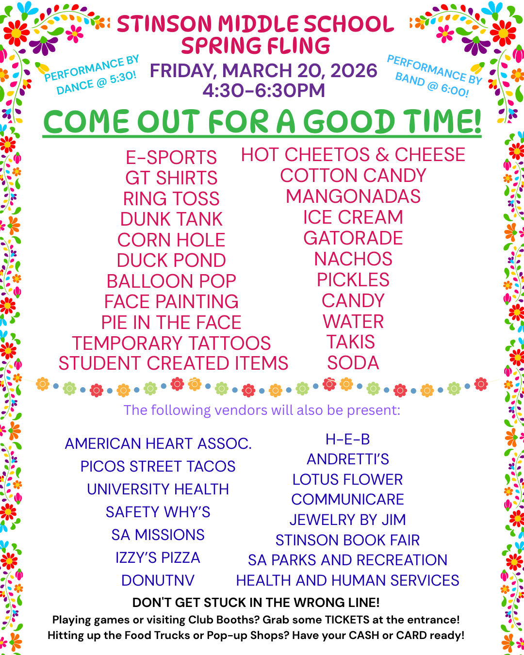 MARCH 20TH - SPRING FLING