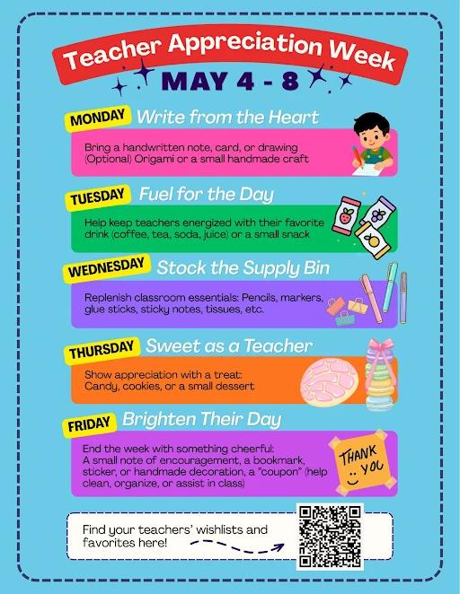 teacher appreciation flyer