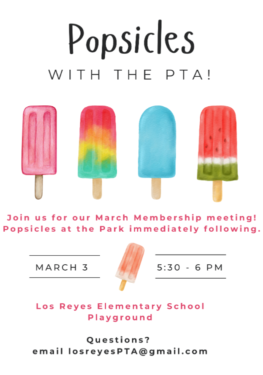 Popsicles with PTA