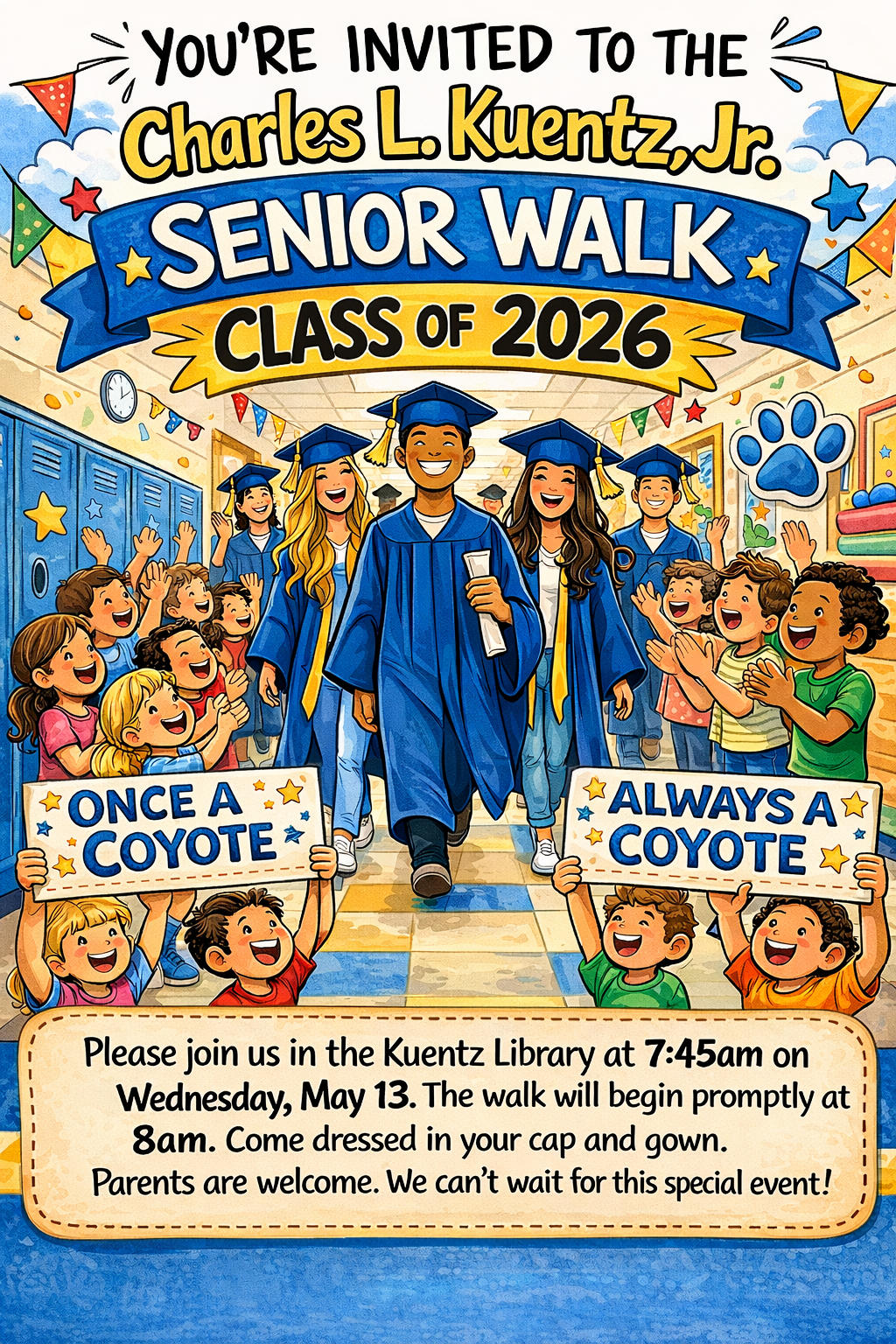 Senior Walk Class of 2026