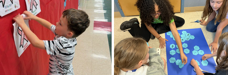 Collage of students and staff