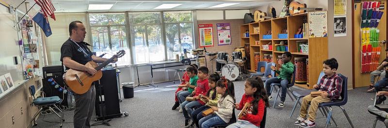 Picture of Mr. Holmes' Music Class