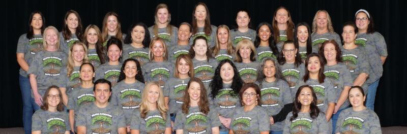 Photo showing full staff 