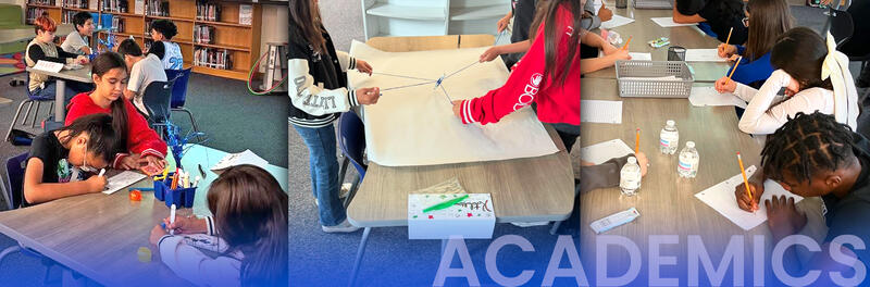 Academics page hero banner design