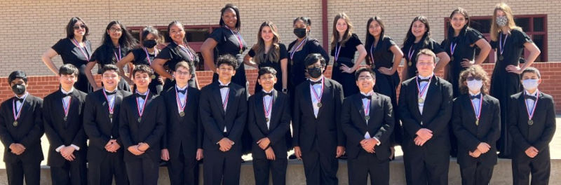 Orchestra Students Winning Superior Sweepstakes