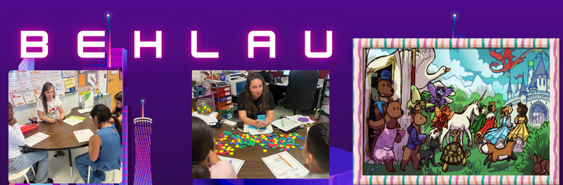 Behlau kids and teachers working together and learning 