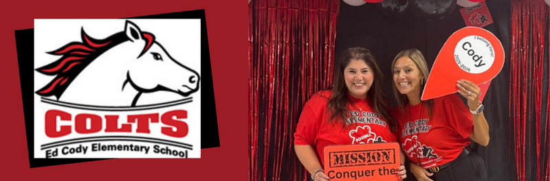 Georgette Carrasco, Principal and Celina Quintanilla, Ass. Principal.