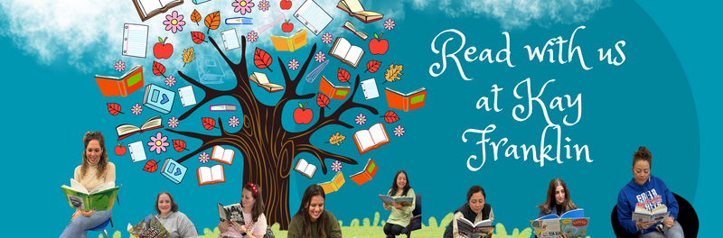 teachers celebrating reading with books
