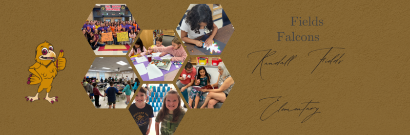 Collage of students doing activities 