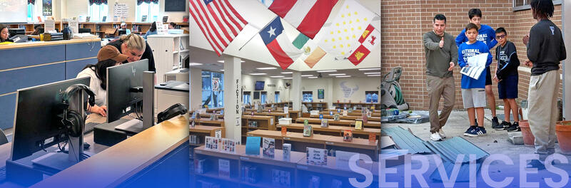 Services page hero banner design