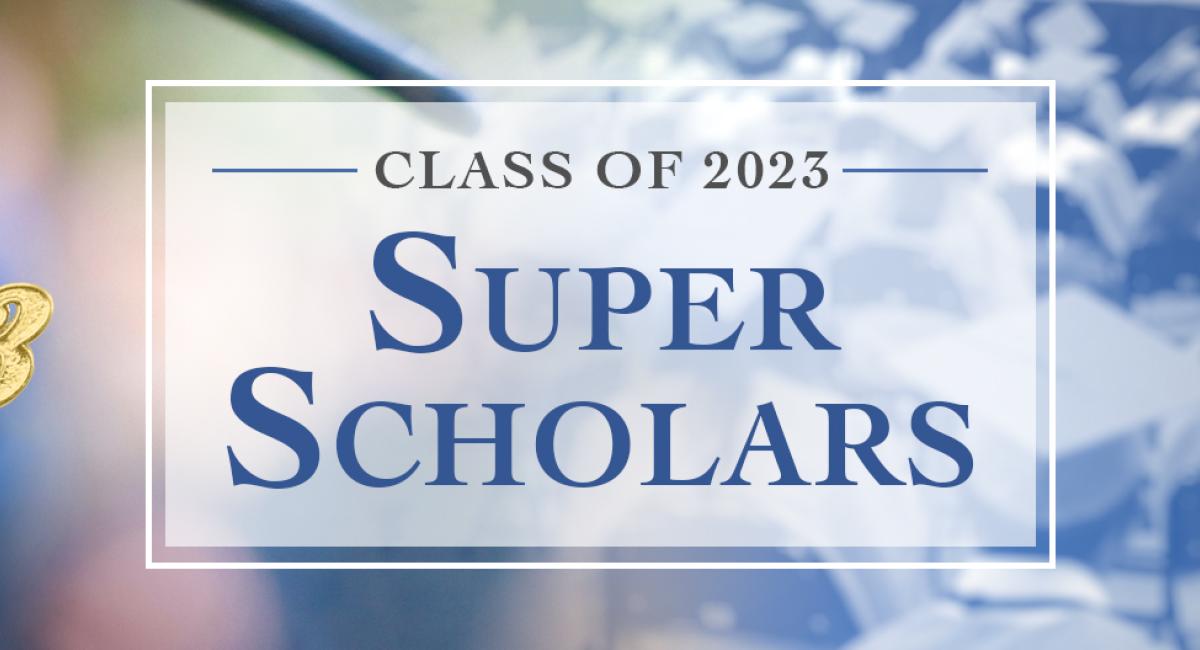 Super Scholars 2023 graduation graphic