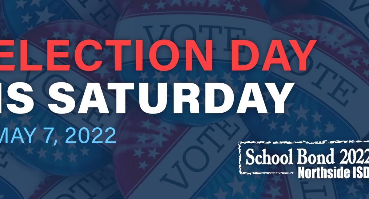 Election Day is Saturday