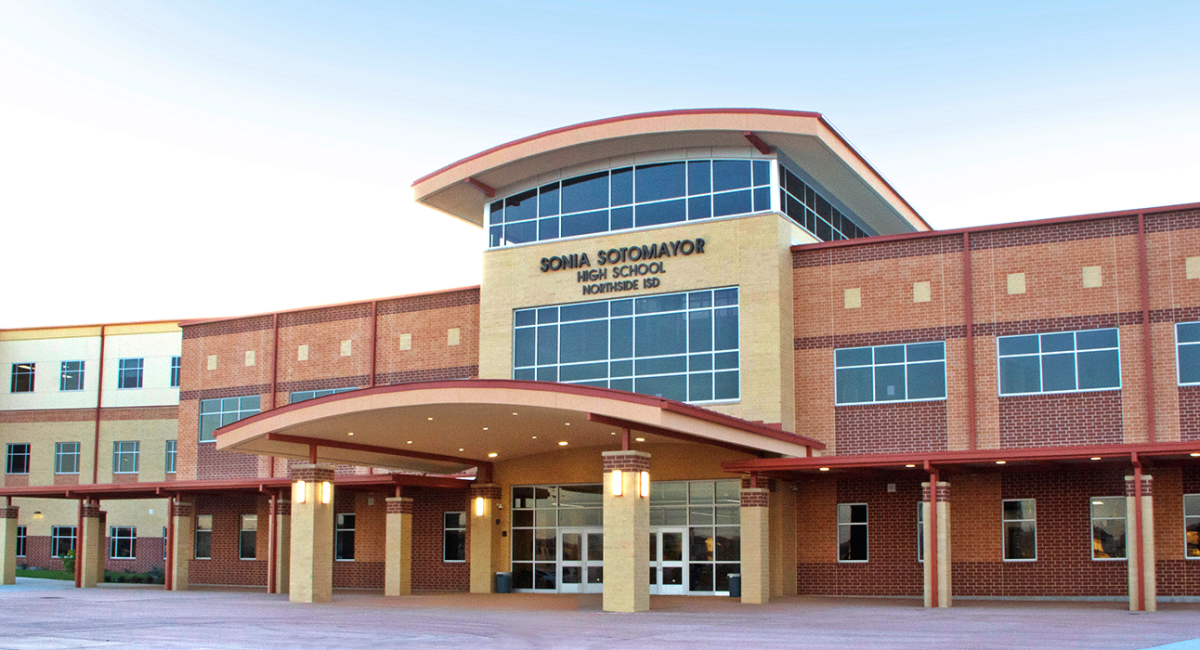 Sotomayor Hero Image, Picture of the front of the school