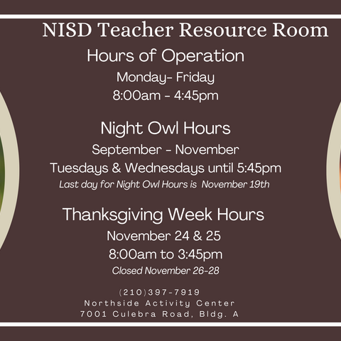 resource room hours