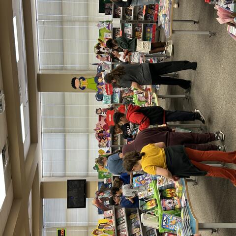 Book fair in the library