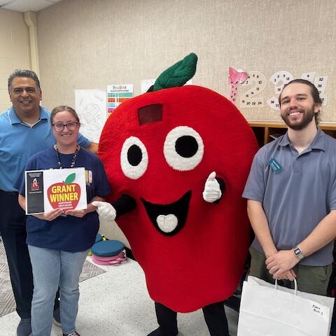 4th Grade Teacher, Ms. Dumas, received a NEF grant last week! 