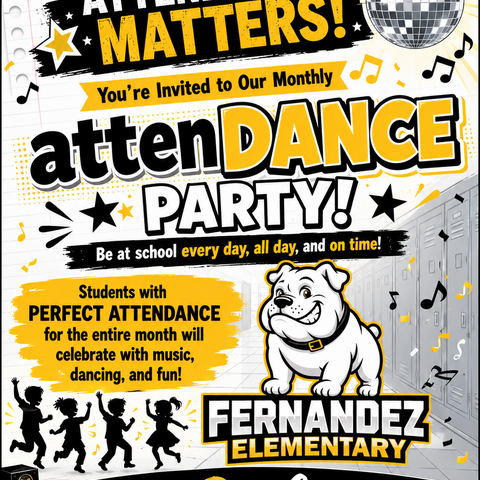 Monthly attenDANCE Party