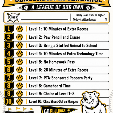 Classroom Attendance Incentive