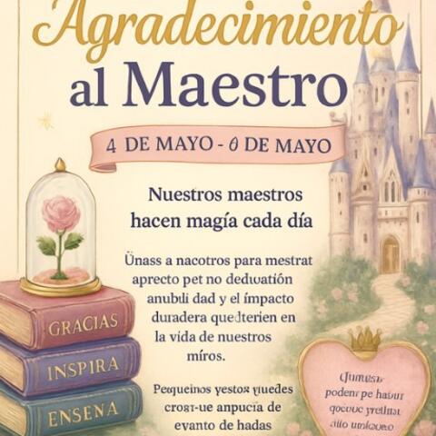 agradecimiento de maestros