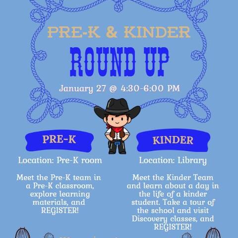 prek/kinder round up flyer